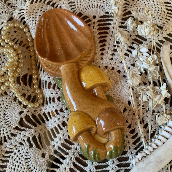 Urban Outfitters Other - 🌿Vintage 70s Ceramic Mushrooms🌿